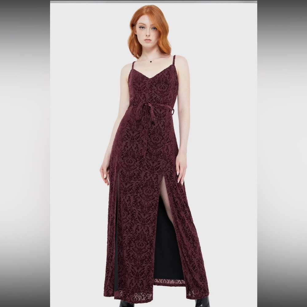 Killstar NWT blood oak maxi dress
